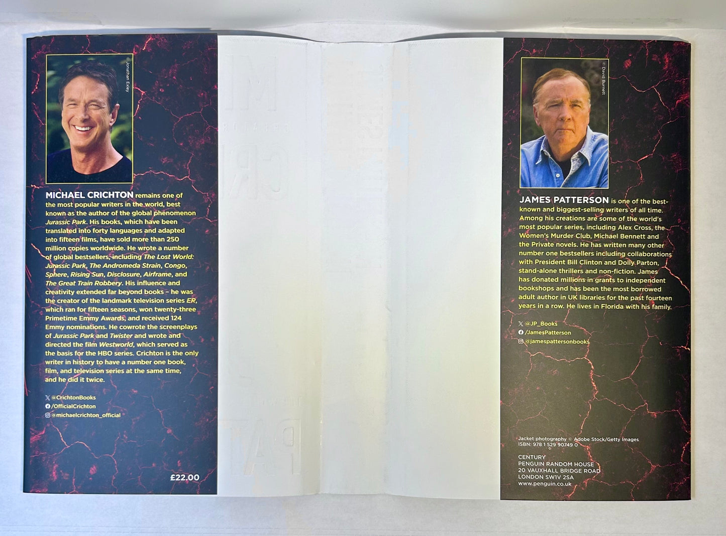 Eruption - Michael Crichton / James Patterson - First UK edition