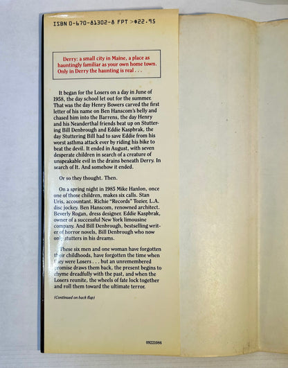 IT - Stephen King - First US Edition