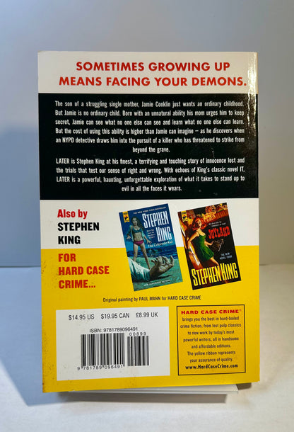 LATER - Stephen King - First Edition