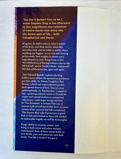 You Like it Darker - Stephen King - First UK Edition