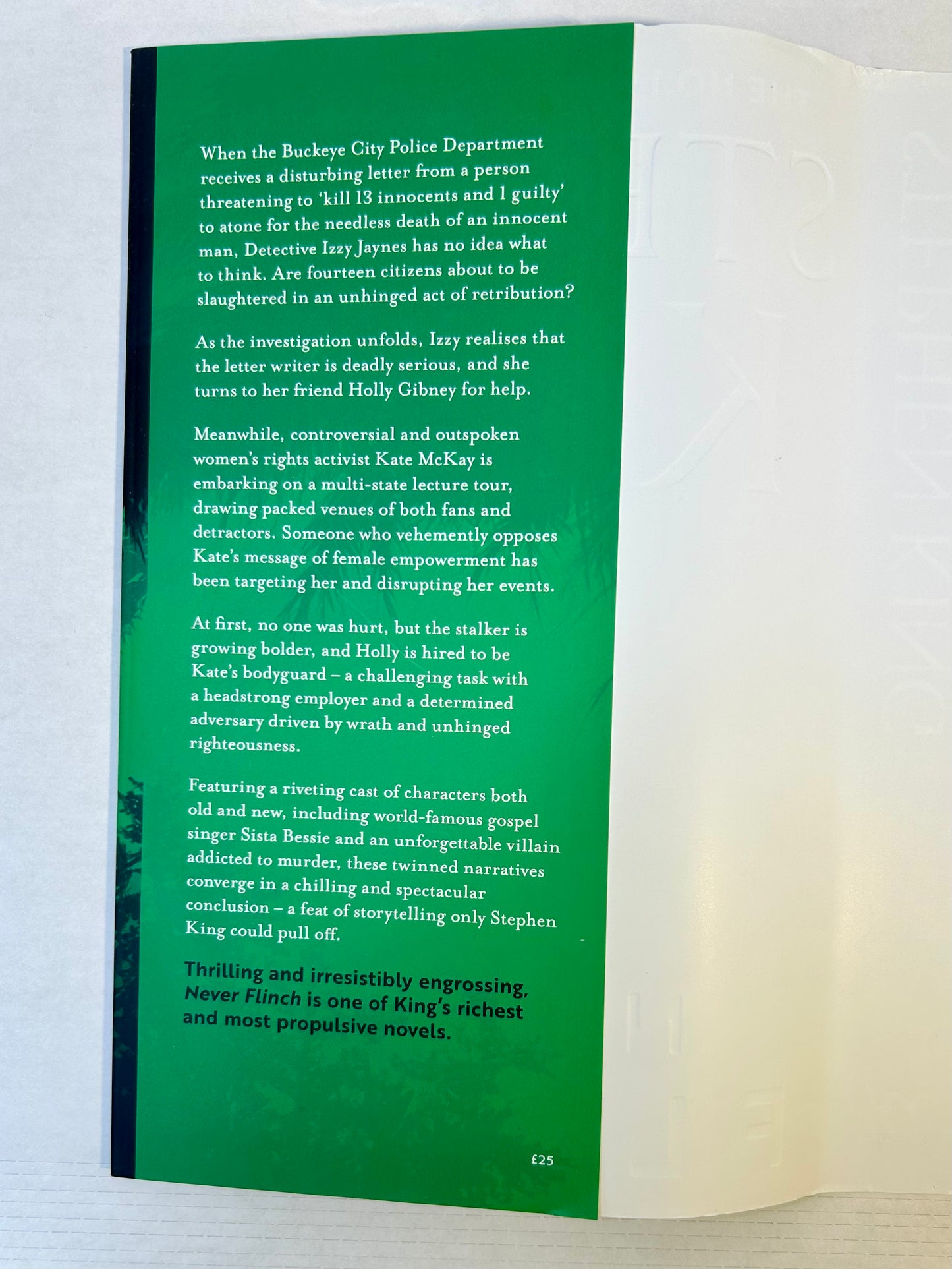 Never Flinch - Stephen King - First UK Edition