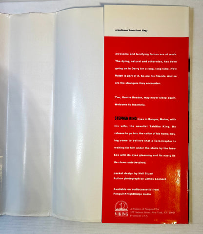 Insomnia - Stephen King - First US Edition