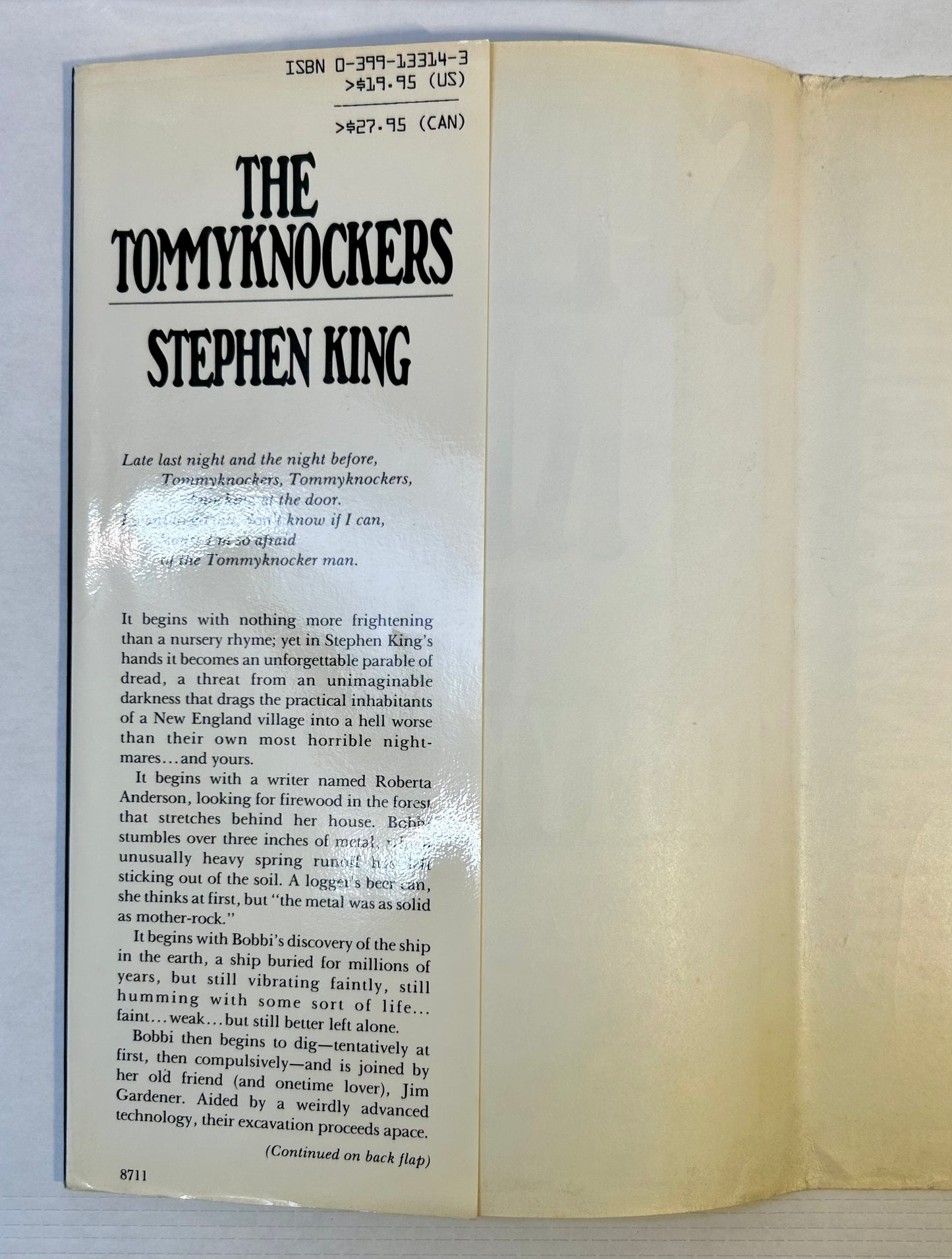 The Tommyknockers - Stephen King - First US Edition