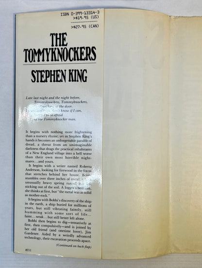 The Tommyknockers - Stephen King - First US Edition