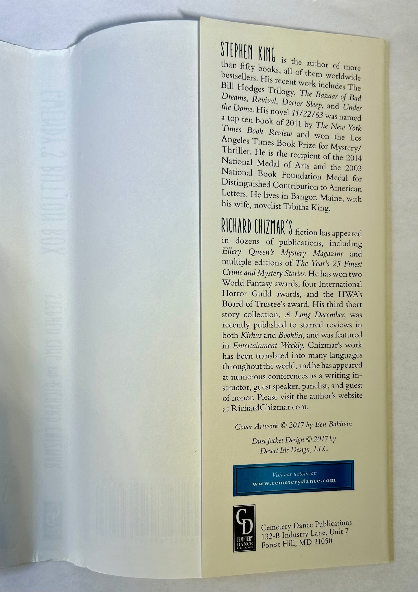 Gwendy's Button Box - Stephen King & Richard Chizmar - First US Edition