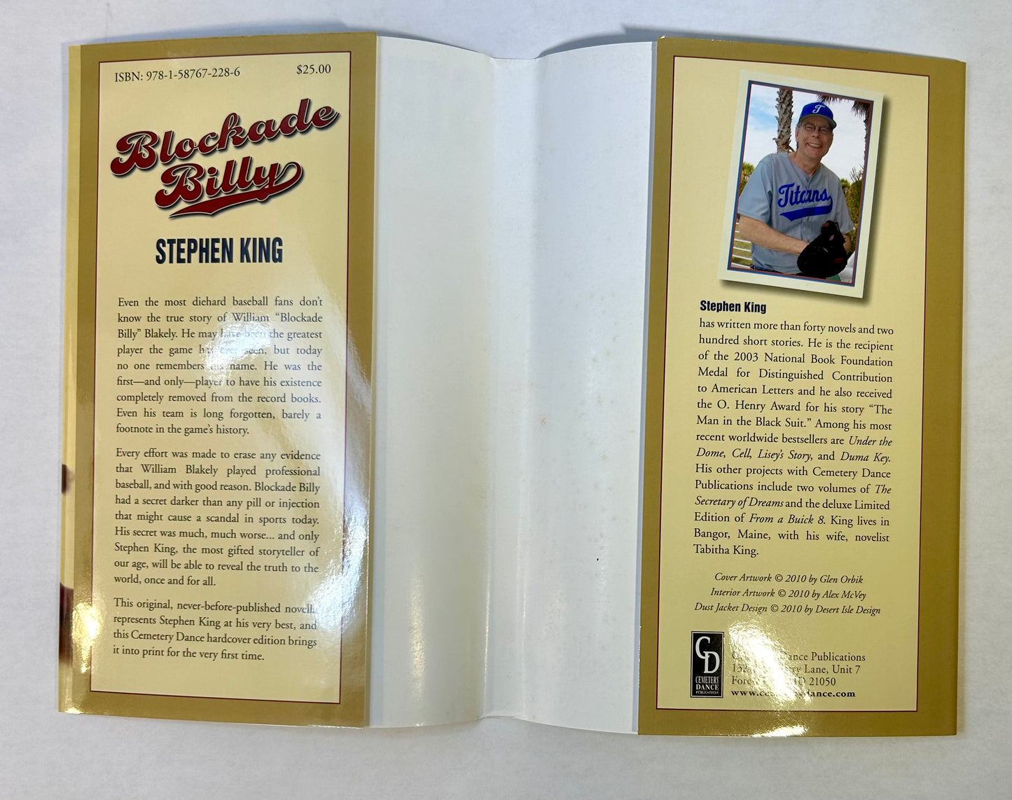 Blockade Billy - Stephen King - First US Edition (Cemetery Dance)