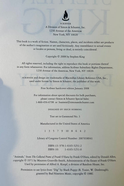 Duma Key - Stephen King - First US Edition