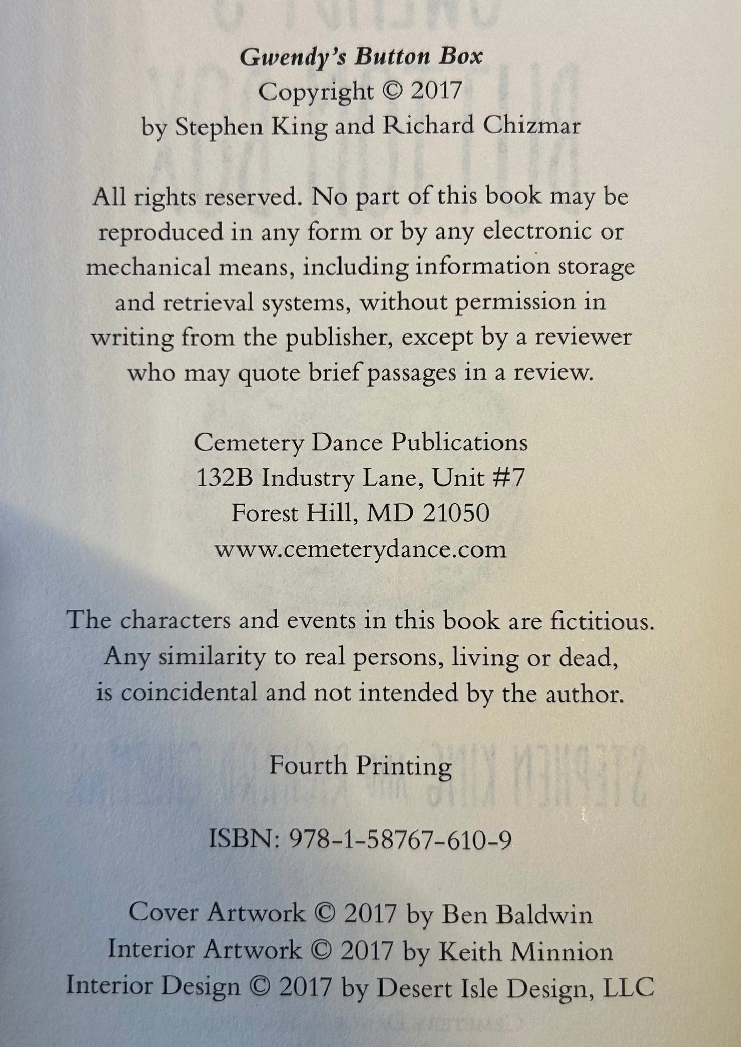 Gwendy Trilogy - Stephen King & Richard Chizmar