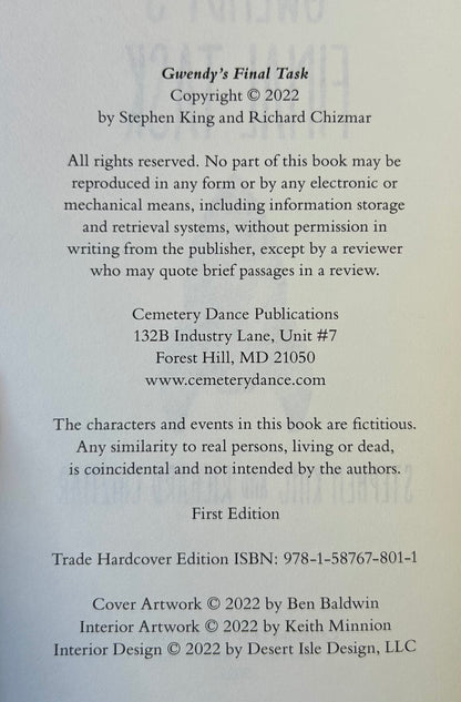 Gwendy Trilogy - Stephen King & Richard Chizmar