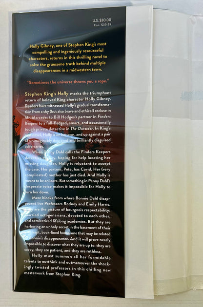 Holly - Stephen King - First US Edition