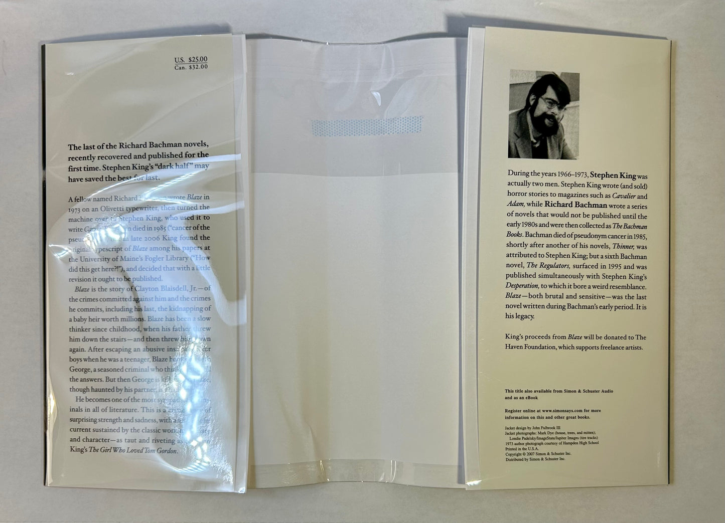 Blaze - Richard Bachman / Stephen King - First US Edition