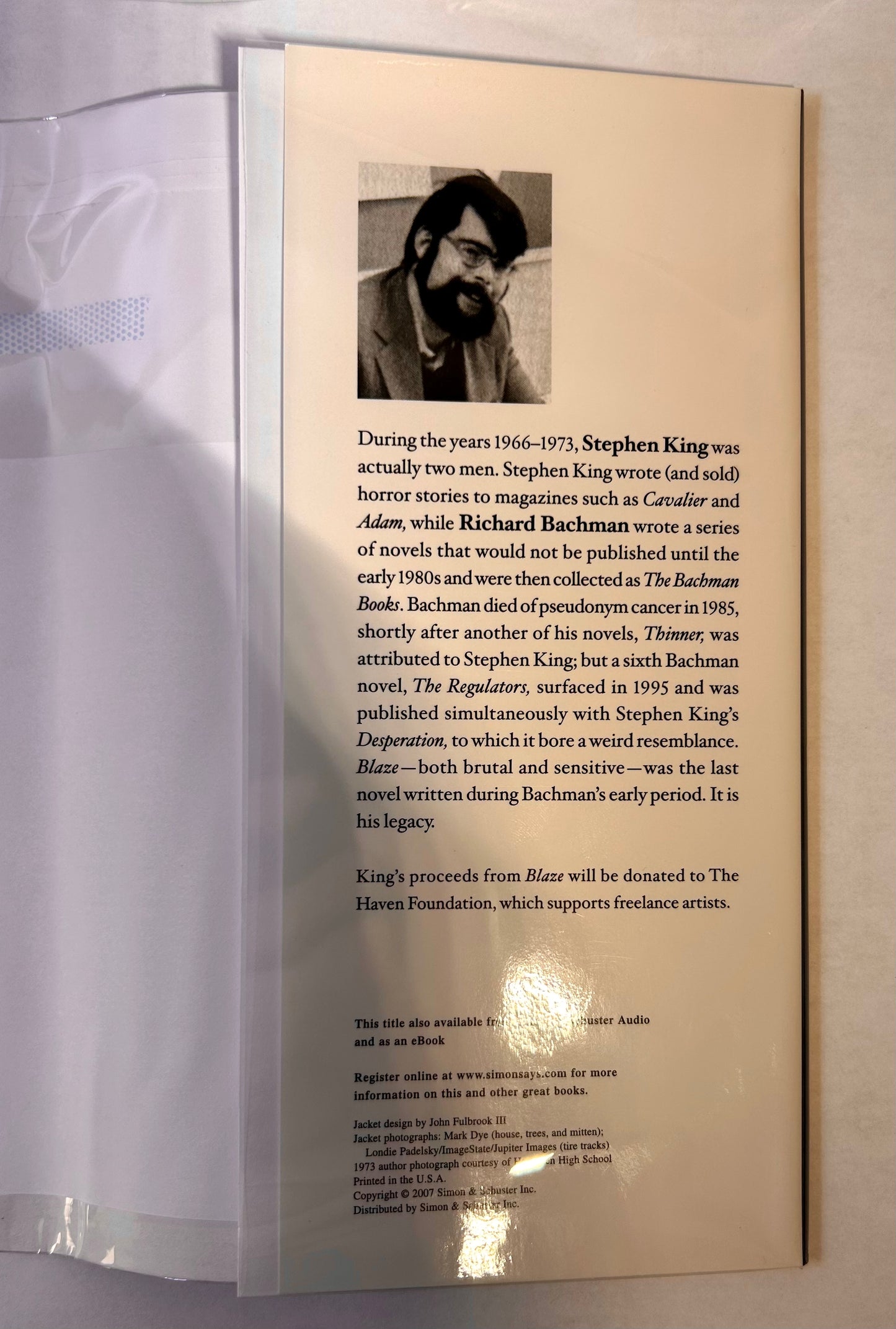 Blaze - Richard Bachman / Stephen King - First US Edition