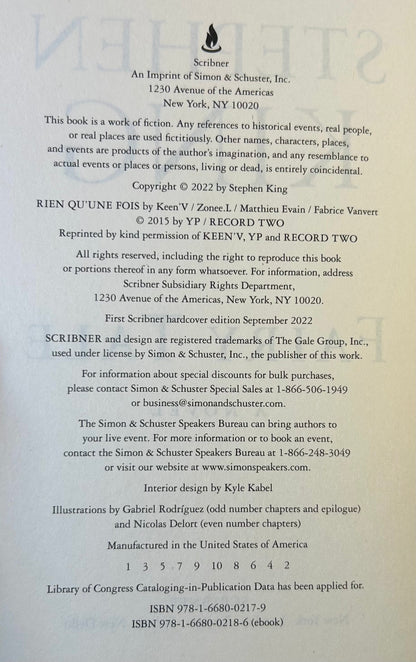 Fairy Tale - Stephen King - First US Edition