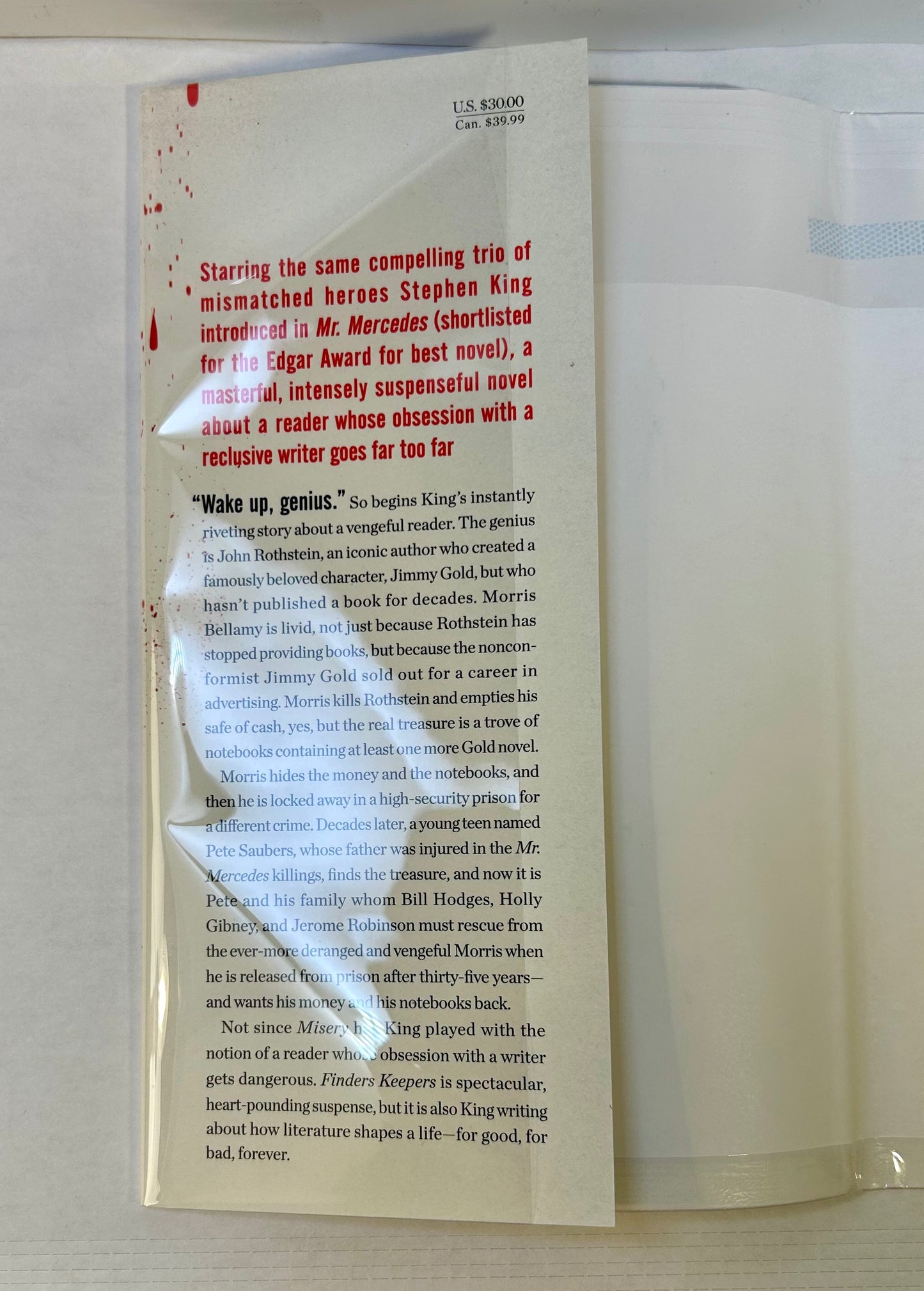 Finder's Keepers - Stephen King - First US Edition