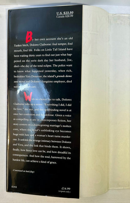 Dolores Claiborne - Stephen King - First US Edition