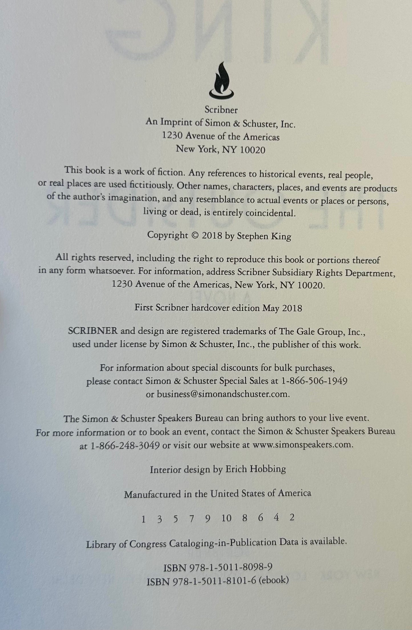 The Outsider - Stephen King - First US Edition