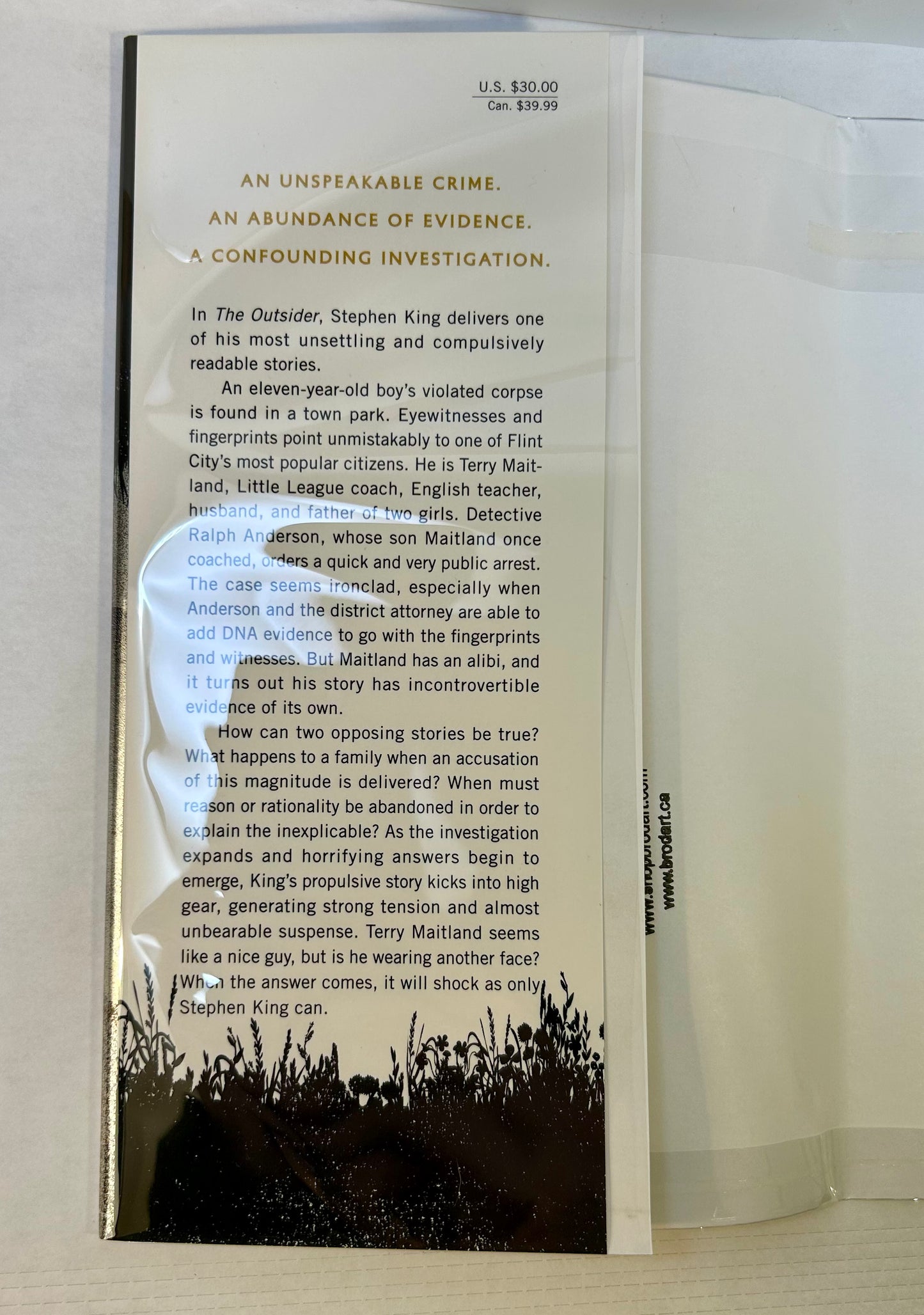 The Outsider - Stephen King - First US Edition