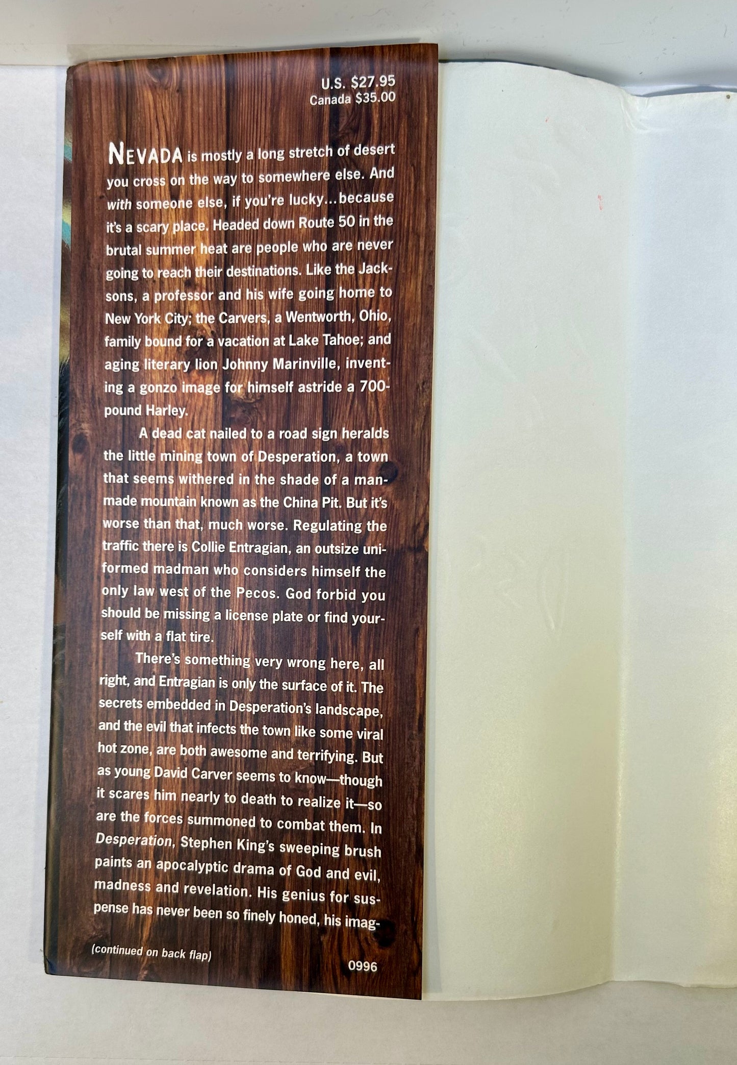 Desperation - Stephen King - First US Edition