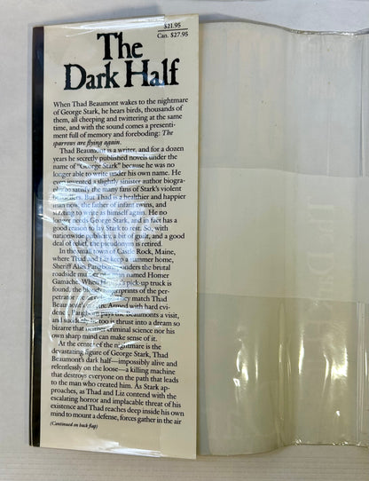 The Dark Half - Stephen King - First US Edition