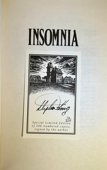 Insomnia - Stephen King - Signed Limited Edition (101/200)