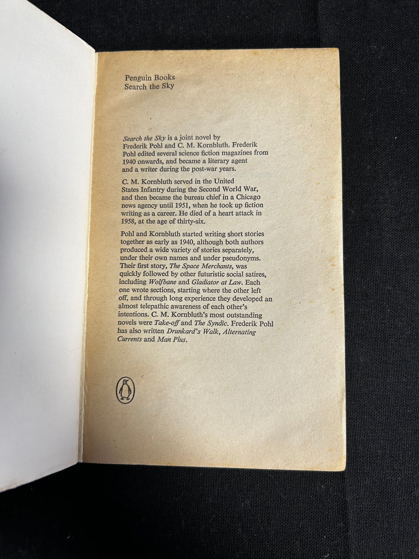Search the Sky - Pohl & Kornbluth