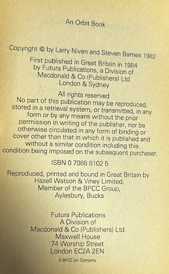 Larry Niven & Steve Barnes - The Descent of Anansi